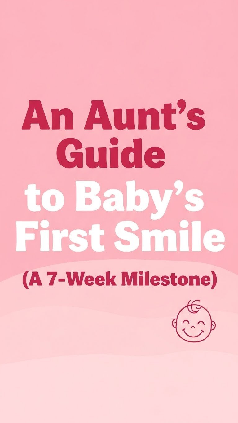 First Smiling An Aunt's Guide to Baby's First Smile (A 7-Week Milestone)