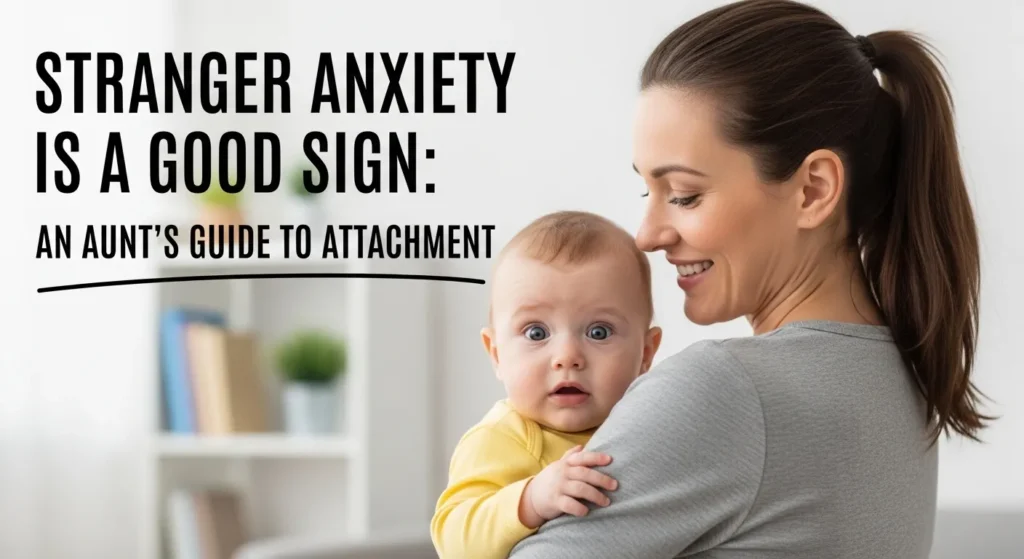 stranger anxiety is a good sign